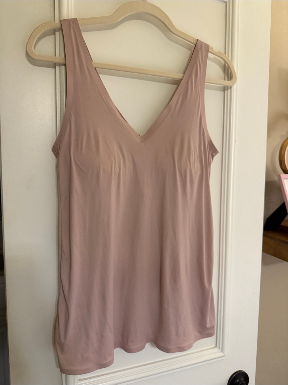 Soma Women's V-Neck Sleeveless Camisole Tank - Blush Pink